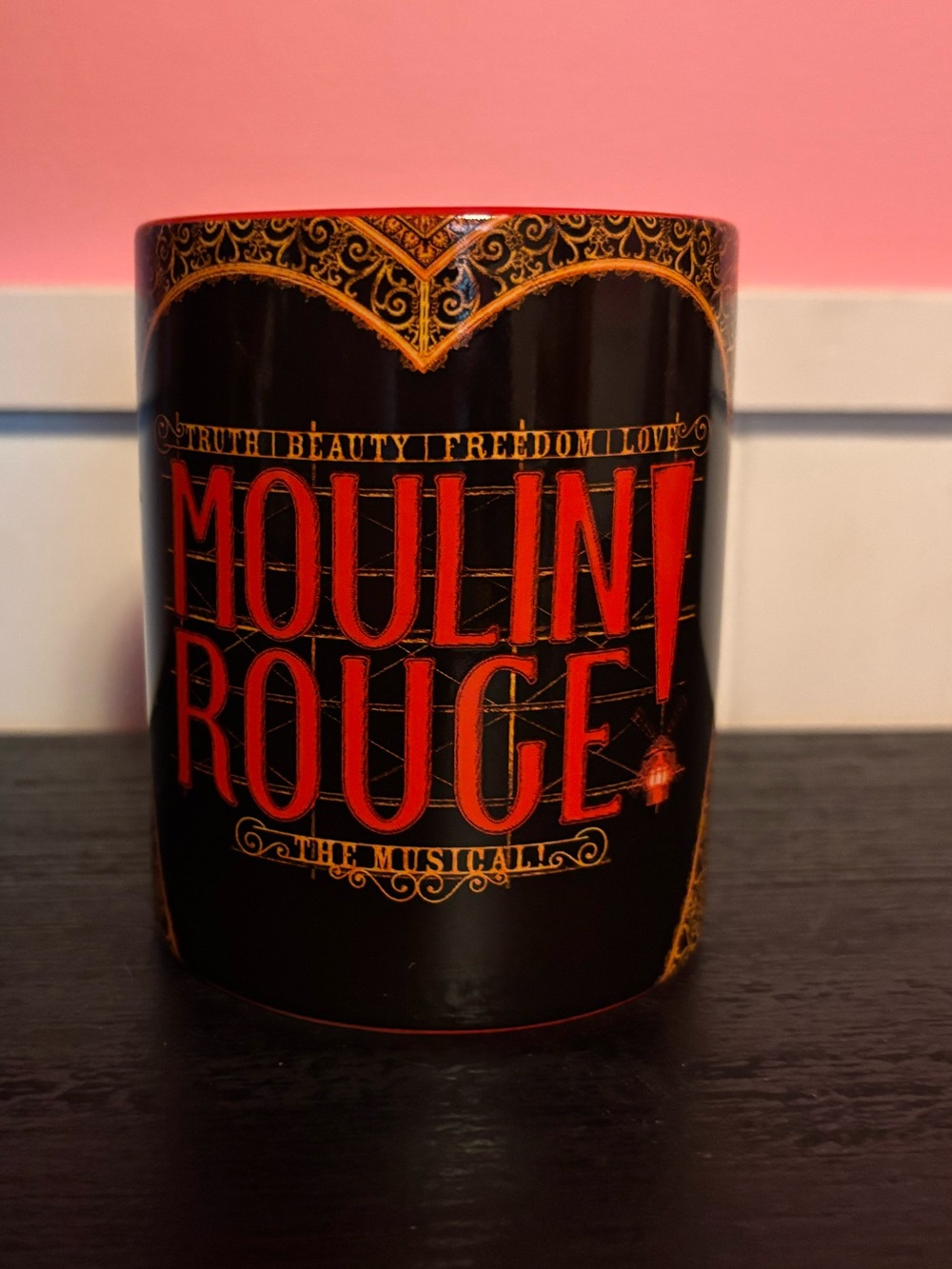 Moulin Rouge! Black and Red Decorative Mug